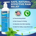 thumbnail image 2 of Super Blue Stuff Natural Pain Relief Cream with Emu Oil - Anti Inflammatory Analgesic for Muscle & Joint Pain Relief - 12 fl oz Bottle, 4 Pack, 2 of 9