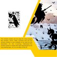 thumbnail image 3 of Guardurnaity Etiqueta engomada de la ventana de Halloween de PVC portátil extraíble autoadhesivo fiestas de Halloween hogar Hotel restaurante calcomanía Disfraces de disfraces Tipo 6 Guardurnaity AP012608-06, 3 of 6