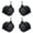 8x15threadbrake, variant on 4Pcs Compacts Quiet Roller Wheel Furniture Linears Wheel Fixed Castors for Shelves Chair Workbenches