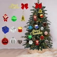 thumbnail image 3 of Kezqiaxn Christmas Tree Ornaments Set Clearance, 11Pcs Christmas Ornaments Plastic Balls Gift Boxes Bell Mirror Disco Ball Shatterproof Antique Traditional Chritmas Tree Decorations for Xmas Tree, 3 of 9