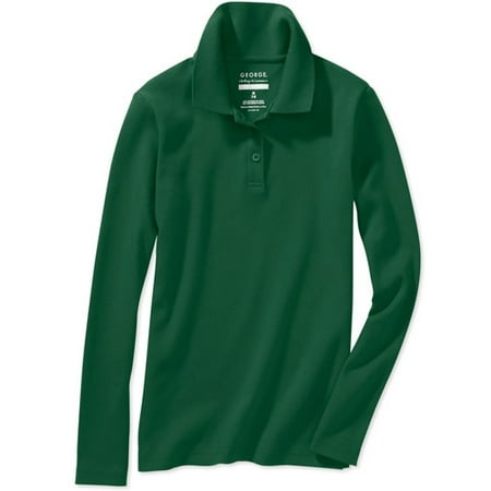 Girls' Long Sleeve Polo Shirt