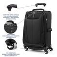 thumbnail image 6 of Travelpro Maxlite 5 Softside Expandable Luggage with 4 Spinner Wheels, Lightweight Suitcase, Carry-on 21-Inch, Black, 6 of 10