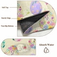thumbnail image 6 of 5'x7' Area Rugs for Living Room Bedroom, Easter Colorful Eggs Washable Rug Carpet Runner Indoor Outdoor, Spring Flowers Leaves Country Plants Yellow Non Slip Floor Mats Area Rug for Kitchen, Nursery, 6 of 8