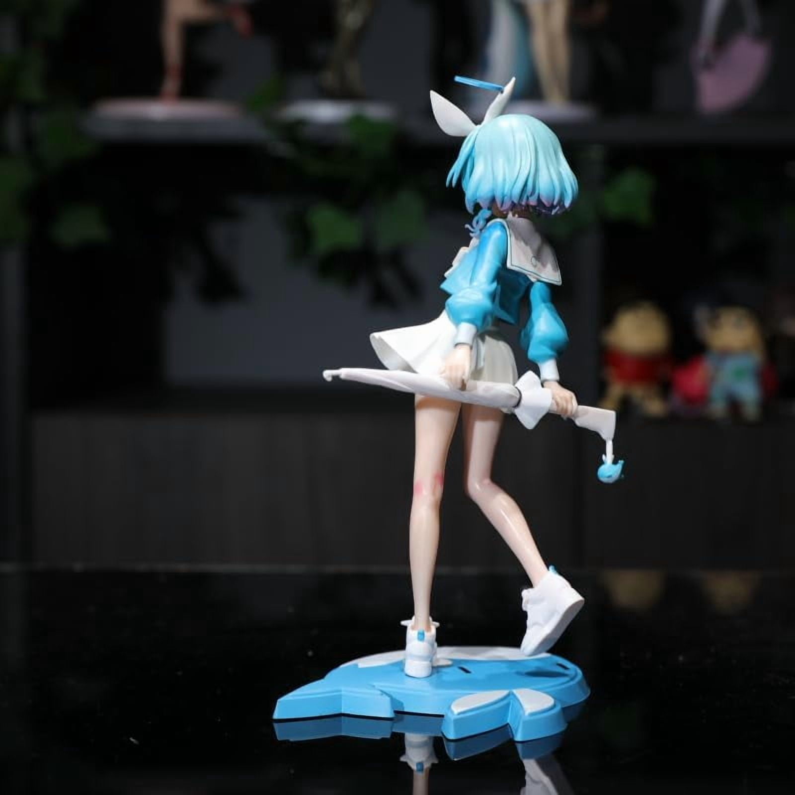 Newly Arona Figure Blue Angel Arona Action Figures 21cm/8.3inch Handmade PVC Statues Collectible Souvenirs for Anime Fans Gifts