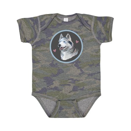 

Inktastic Siberian Husky Dog Gift Gift Baby Boy or Baby Girl Bodysuit