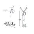 thumbnail image 2 of Openable Pendant Necklace Hourglass Necklace Souvenir, 2 of 4