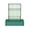Green, variant on Outdoor Raised Garden Bed with Trellis, 59" Arch Metal Planter Box for Vertical Growing,Black