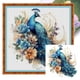 thumbnail image 1 of Kit Punto Cruz Pavo Real Impreso Hilo Algodón Ecológico Bordado 11CT 50x50cm, 1 of 9