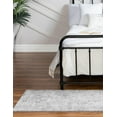 thumbnail image 5 of Unique Loom Caspian Collection Area Rug - Baku (2' 7" x 10' Runner Gray/Silver), 5 of 6