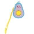 thumbnail image 1 of Juguete De Silicona Para Apretar De Aguacate De Simulación Linda Con Hebilla Y Cordón Portátil Para Aliviar El Estrés Juguete Sensorial De Burbuja De Prensa Para Niños Trabajadores De Oficina Serendint FN007128-04, 1 of 6