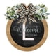 thumbnail image 2 of Xihbxyly Corona de Puerta con Apellido, Placa Decorativa para Todo El Año, Elegante Diseño de Monograma, Perfecta para Bodas, Inauguraciones de Casa, Día de La Madre, Fiestas de Primavera, Tamaño 40, 2 of 4