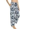 thumbnail image 2 of Naloa Hawaiian Style Print Women’s Ultra-Soft Comfy Pajama Lounge Pants with Pockets & Drawstring, 2 of 8
