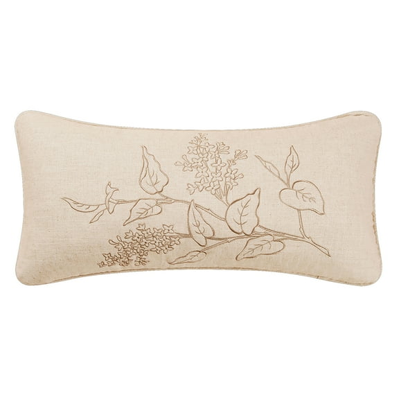 Maggie Cottage Embroidered Pillow