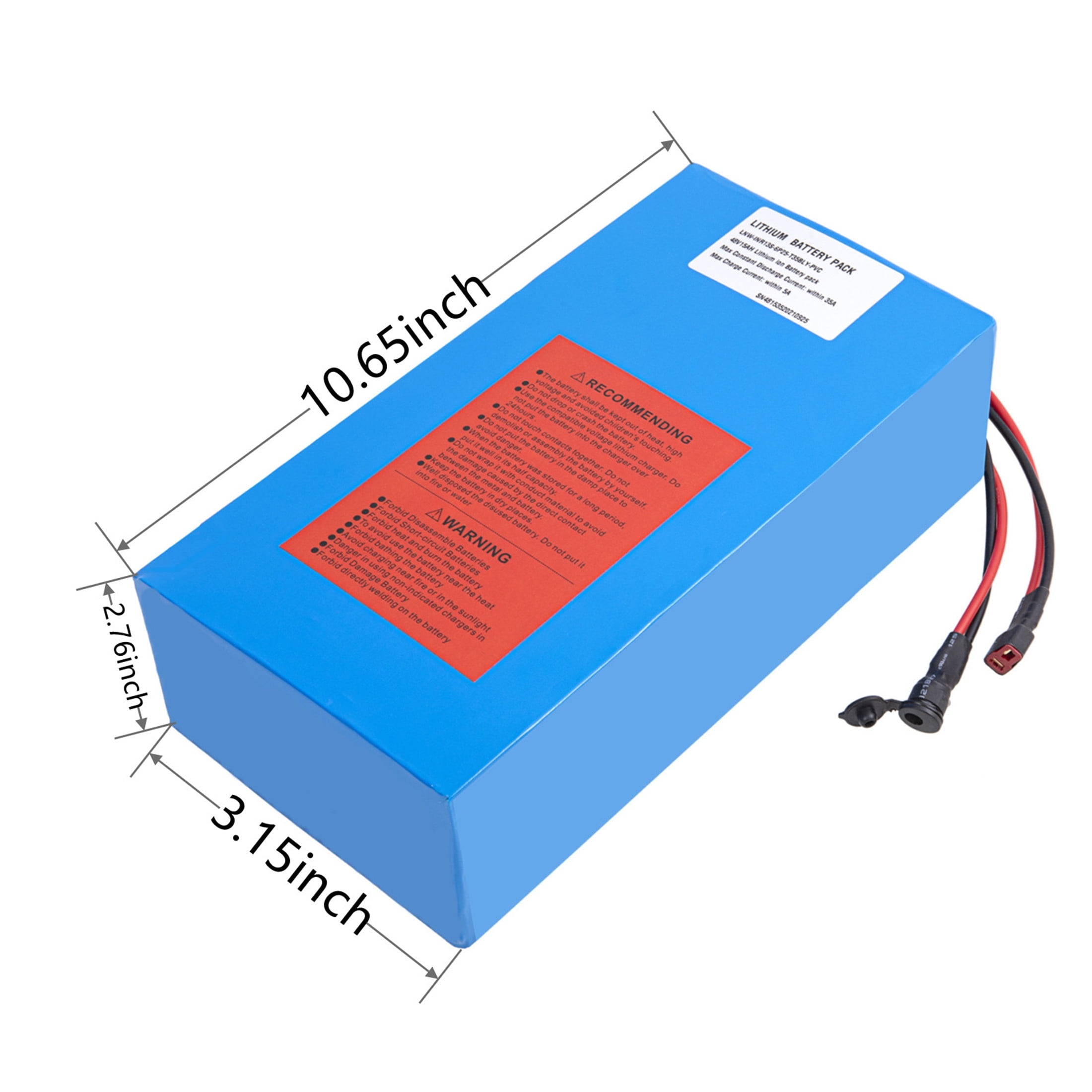 48V Ebike Battery 12Ah 10Ah 8Ah Lithium Li ion Battery for 500W Electric Bike Bicycle Scooter Motor with BMS Charger