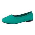 thumbnail image 3 of Mostsola Flats for Women Slip on Square Toe Ballet Flats Shoes Casual Knit Mesh Dress Shoes, 3 of 9
