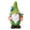Green, variant on nvzhuang Solar Light Garden Statues Cute Standing Gnome Figurines Yard Sculpture for Patio Lawn Outdoor Decoration