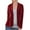 Red, variant on Odeerbi Jackets For Women Cozy Retro 2025 Long Sleeve Velvet Solid Buttons Pokets Jacket Cardigan Loose Coat Top Purple