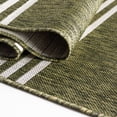 thumbnail image 5 of Rugs.com Jill Zarin Outdoor Collection Rug – 9' x 12' Green Flatweave Rug Perfect For Living Rooms, Large Dining Rooms, Open Floorplans, 5 of 9