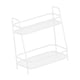 thumbnail image 3 of Estante de especias de 2 niveles, independiente, para gabinete de cocina y encimera de baño Blanco, 3 of 9