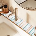 thumbnail image 2 of Yayeee Faucet Mat for Kitchen Sink 14.7" Diatomite Long Splash Guard Pad, Cute Nautical Pattern, 2 Pack, 2 of 7