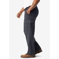 thumbnail image 3 of Boulder Creek By Kingsize Men's Big & Tall  Renegade Side-Elastic Waist Cargo Pants, 3 of 6