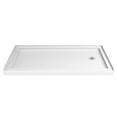 thumbnail image 6 of DreamLine Infinity-Z 34 in. D x 60 in. W x 78 3/4 in. H Sliding Shower Door Base and Wall Kit, 6 of 19
