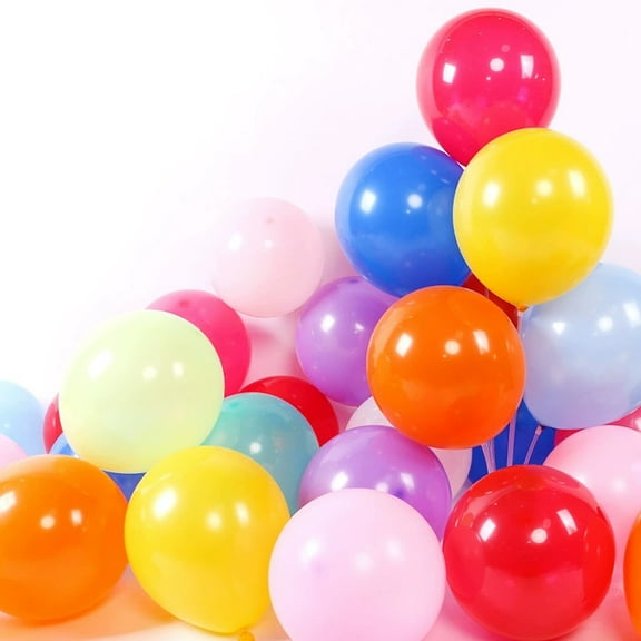 10" Mix Latex Balloons，100Pieces Balloons for Wedding Birthday Party Girl Party.