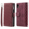 thumbnail image 2 of Feishell Crossbody Wallet Case for Apple iPhone XR,Luxury PU Leather Magnetic Buckle Zipper Pocket Card Slots Shockproof Flip Stand Phone Cover with Hand Strap & Shoulder Strap,Winered, 2 of 13