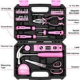 thumbnail image 5 of DEKOPRO Tool Set for Women: Pink Tool Set for Home Repair, Womens Tool Kit for All Purpose 42 Piece, 5 of 7