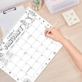 thumbnail image 6 of 2026 12-Month Saddle Wall Calendar - Hook-Mounted Yearly Planner, Durable Paper Wall-Mounted Calendar, Festive Christmas & Valentine's Day Planning Tool, Home & Office Decorative Calendar, D, 6 of 8
