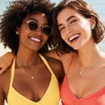 thumbnail image 5 of Just Being Cute Puffy Heart Necklace for Women 14K Gold Plated Love Pendant Necklaces Birthday Anniversary Jewelry Gifts Girlfriend Her Wife Female Adults, 5 of 11