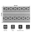 thumbnail image 5 of Black Geometric Striped Pattern Door Rugs,Washable Non Slip Door Mats Indoor,Decorative Door Mats,Entry Mat Indoor for Entrance,Bedroom,Kitchen,Bathroom,17"x30", 5 of 6
