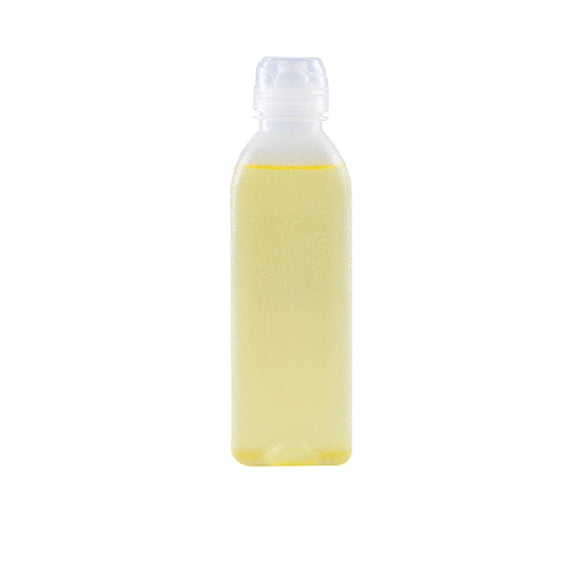 Botellas de plástico transparente para condimentos, con marca para kétchup, aderezo, mostaza y aceite de oliva.