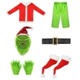thumbnail image 1 of Disfraz de Grinch verde de Navidad, vestimenta para Cosplay, ropa de cómic de Halloween, ropa de carnaval, accesorios, regalos, novedad de 2023, 1 of 4