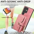thumbnail image 5 of for Samsung Galaxy S23 Ultra Wallet Case, Crossbody Phone Purse with Card Holder for Women, Zipper PU Leather Carrying Cover Gift with Shoulder Strap Kickstand Anti-drop for S23 Ultra - Pink, 5 of 10