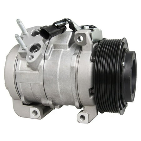 A/C Compressor Compatible with 2020-2024 Ram 3500 6.7L L6 Cummins Turbo Diesel SLT Big Horn Laramie Limited Tradesman Crew Cab 10S17C 8-Groove 120mm R-134a New Replaces 55111444AC