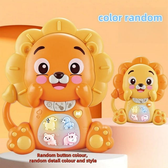 Feltree Portable Animals Electronic Piano Music Toy with Soft Lights & Multiple Sounds for Early Childhood Development