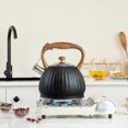 thumbnail image 2 of Whistling Kettle, 3.5l Tea Kettle Stainless Steel Stove Top Kettle With Wooden Handle,vintage Stovetop Kettle For Gas Induction, 2 of 5