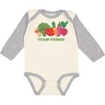 thumbnail image 3 of Inktastic Team Veggie Boys or Girls Long Sleeve Baby Bodysuit, 3 of 5