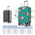 thumbnail image 2 of Starfish and Shell Luggage Cover Anti Scratch, Elastic Suitcase Protector Suitcase Covers for Luggage Fits 18-32 Inch Luggage, 2 of 5
