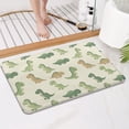 thumbnail image 4 of Cartoon Dinosaurs Bathroom Rugs Mat,Non Slip Microfiber Bathroom Rug,Rubber Backing,Soft Bathroom Mats for Bathroom Floor,Tub and Shower,17x27in(43x68cm), 4 of 5