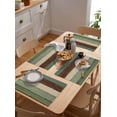thumbnail image 4 of Farm Retro Teal Wood Board Placemats Set of 4,Wipeable Washable Table Mats for Dining Tables,Farmhouse Brown Wood Grain Place Mats for Kitchen Event Party Tabletop Decor, 4 of 7