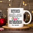 thumbnail image 5 of Retirement Gifts for Women,Retired Under New Management See Grandkids For Details Coffee Mug,Happy Retirement Mug for Women 2024,Funny Retirement Gifts for Coworker, 5 of 6