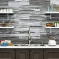 thumbnail image 4 of Palisade 22.8in x 7.31in Vinyl Wall Tile in Prado Granite, 4 of 10