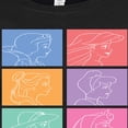 thumbnail image 3 of Disney Princesses - Snow White, Ariel, Belle, Cinderella, Jasmine & Aurora - Juniors Fitted Graphic T-Shirt, 3 of 5