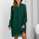 thumbnail image 2 of Vestidos lisos de playa de manga larga informales de moda de verano para mujer Fridja  yut3747, 2 of 9