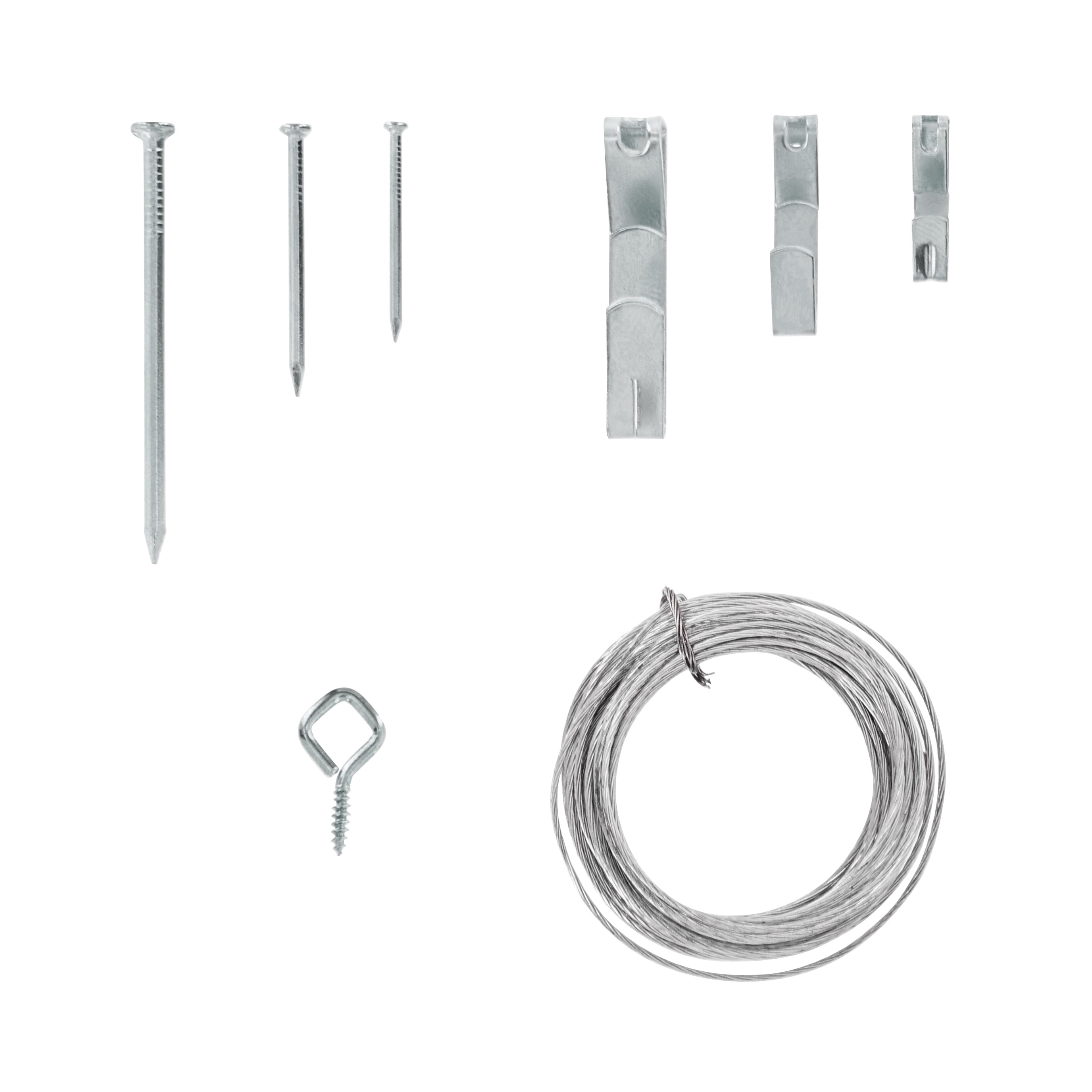 (3 pack) Ook Picture Hanging Kit, 10-30 lbs, Steel, Zinc Finish, Silver, 15 pack