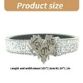 thumbnail image 3 of COMEET Waist Chain, Blingbling Waist Belt for Street Dance Jean Belt Punk Waist Chain Glinting Heart Rhinestones, 3 of 15