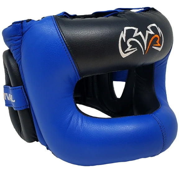 Rival Boxing Guerrero Facesaver Headgear - L/XL - Blue