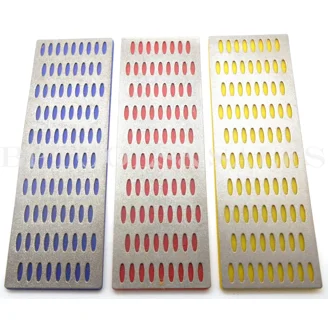 Wicked Edge 100/200 Grit Diamond Stone Set - Coarse & Medium Coarse Stones For Knife Sharpening